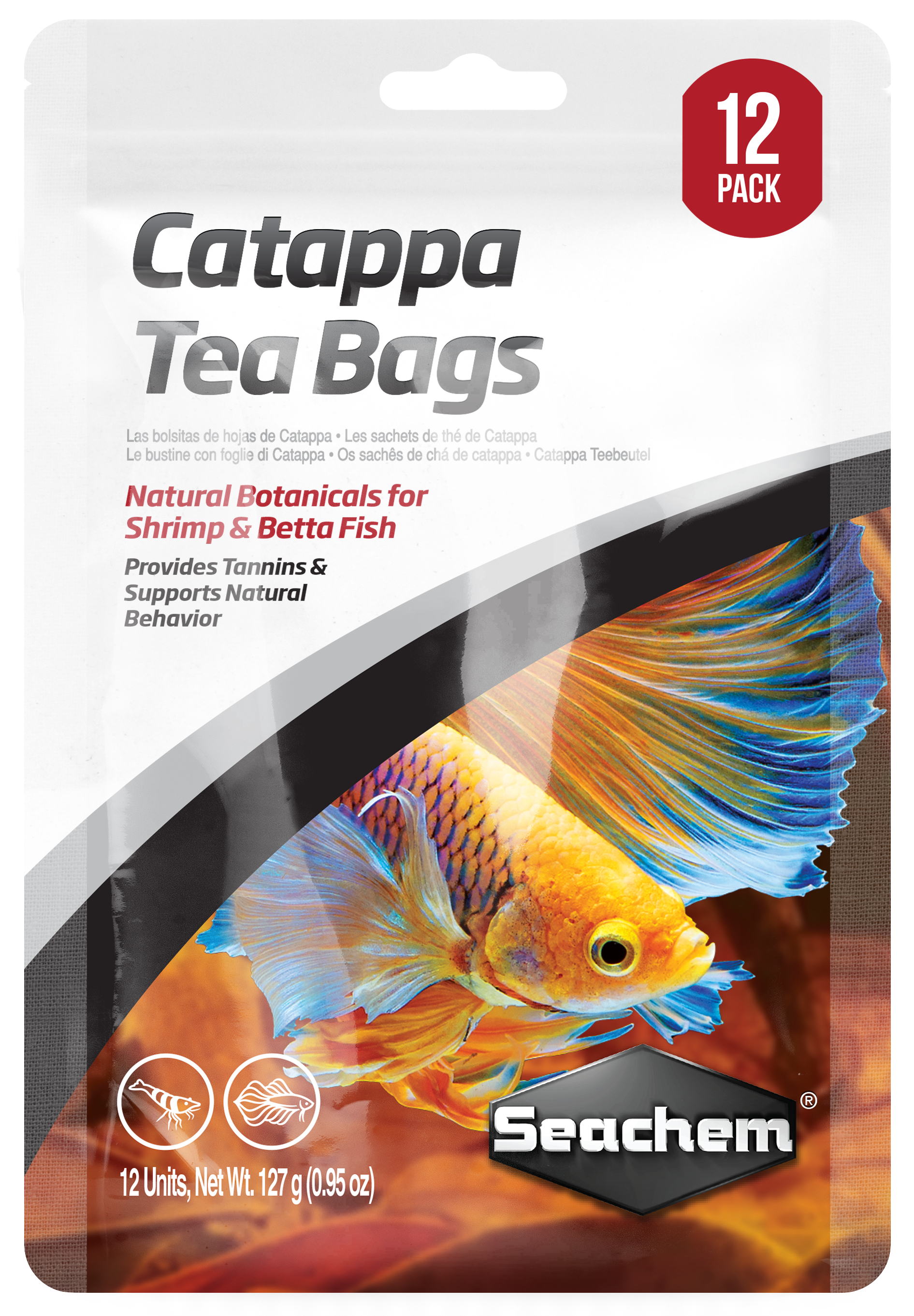 Seachem Catappa Tea Bags 12-Pack (Special Order)