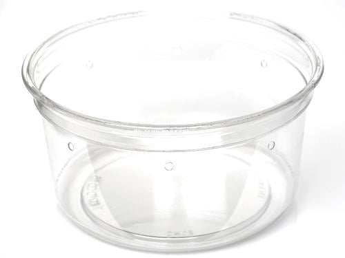 Deli Cups -Super Clear (Pre-punched) With Lid 4.5"