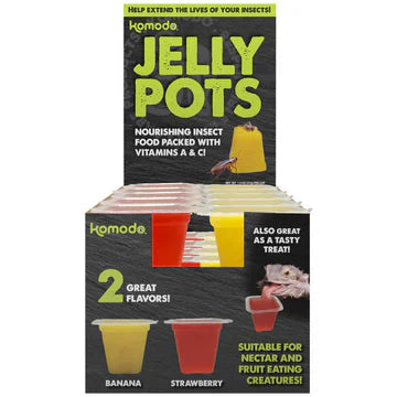 Komodo Jelly Pots Mixed Flavours 1.3oz Cups - 20 Count