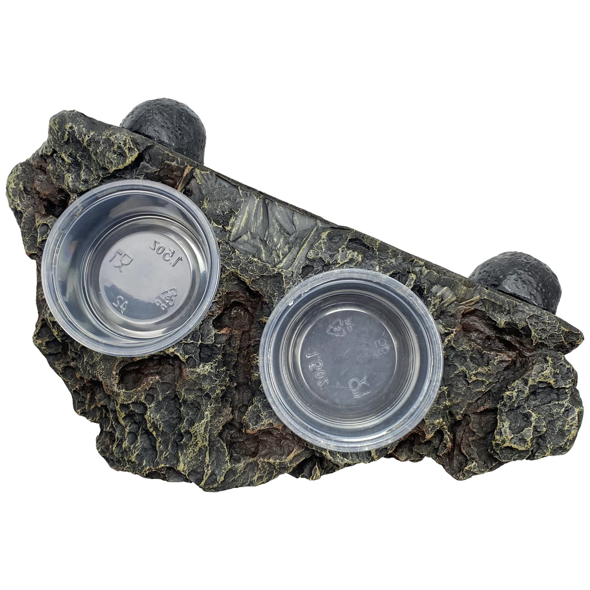 Komodo Magnetic 2-Cup Rock Feeding Ledge