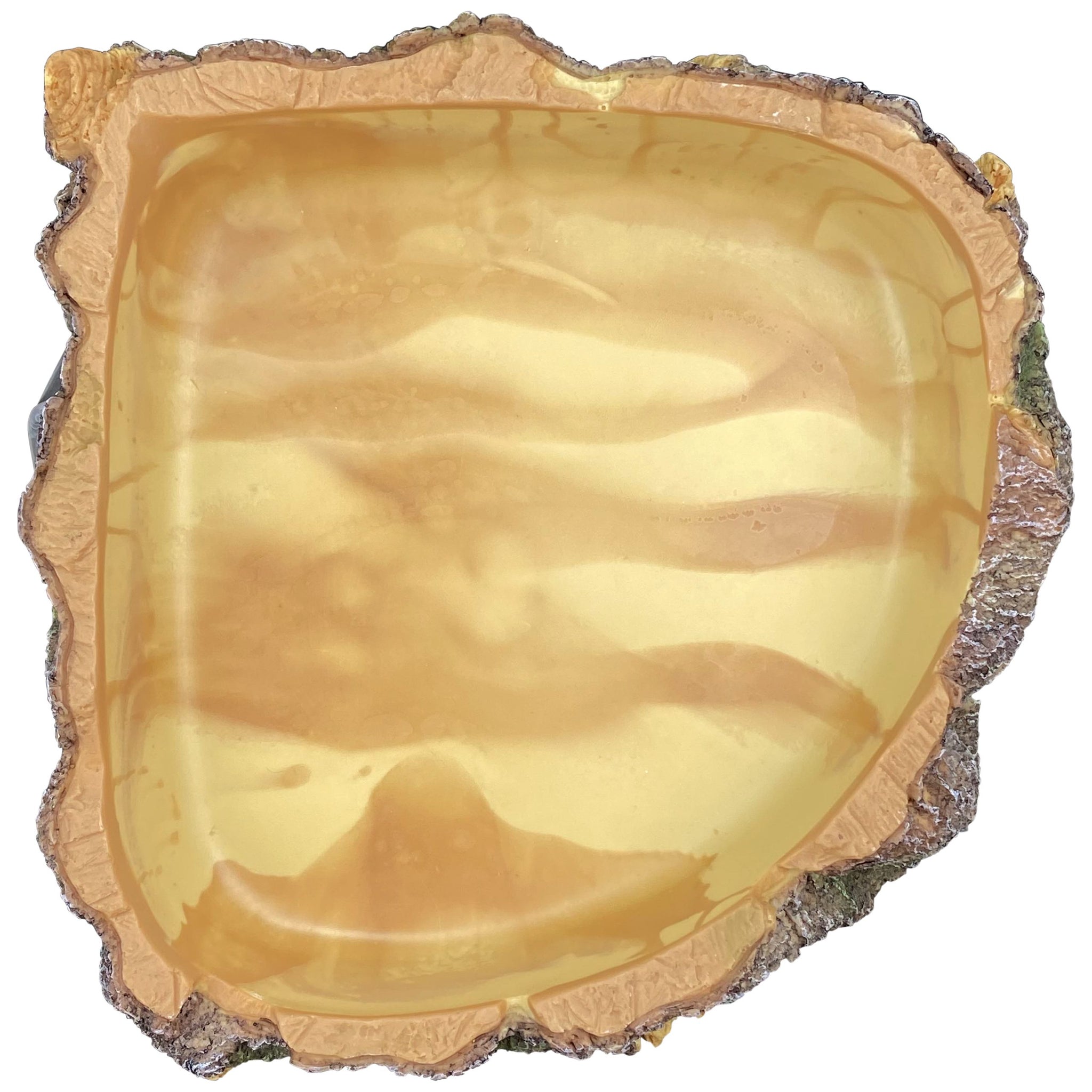 Komodo Polyresin Wood Corner Bowl