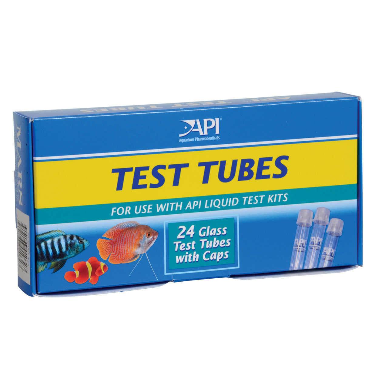 API Test Tubes with Caps - 24 Pack (Special Order)