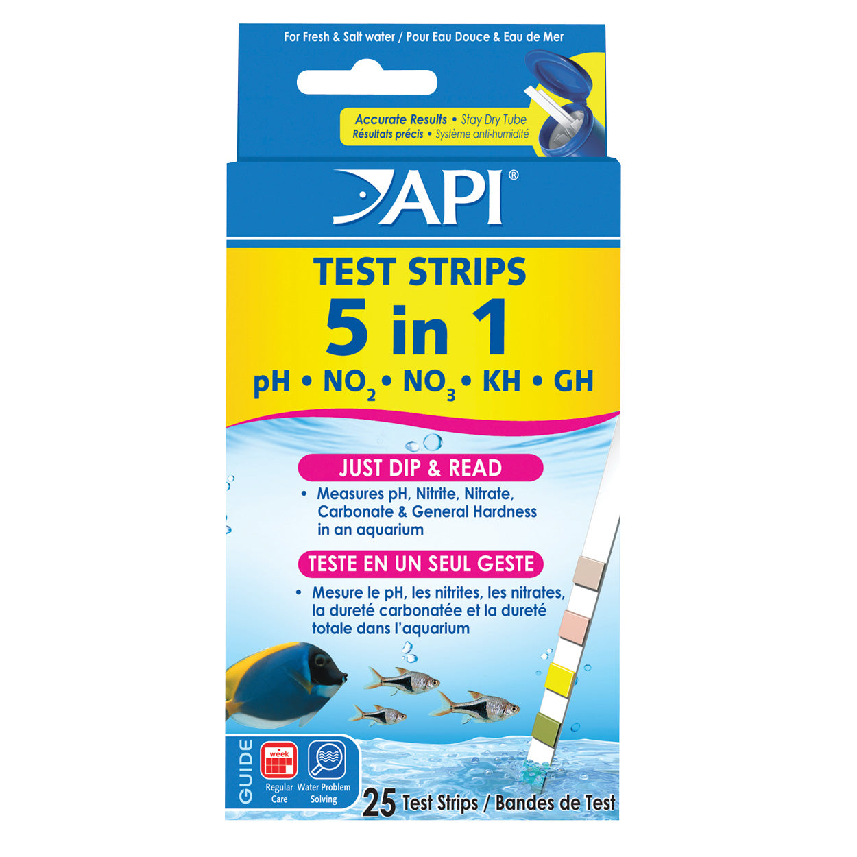 API 5 in 1 Test Strips (Special Order)