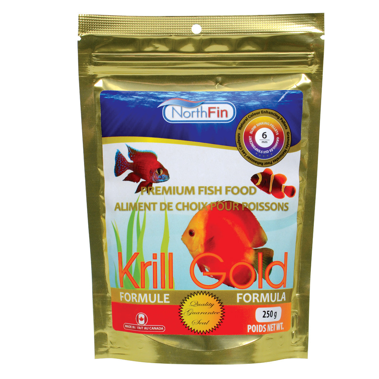 Northfin Krill Gold Formula 6mm Sinking Pellets (Special Order)