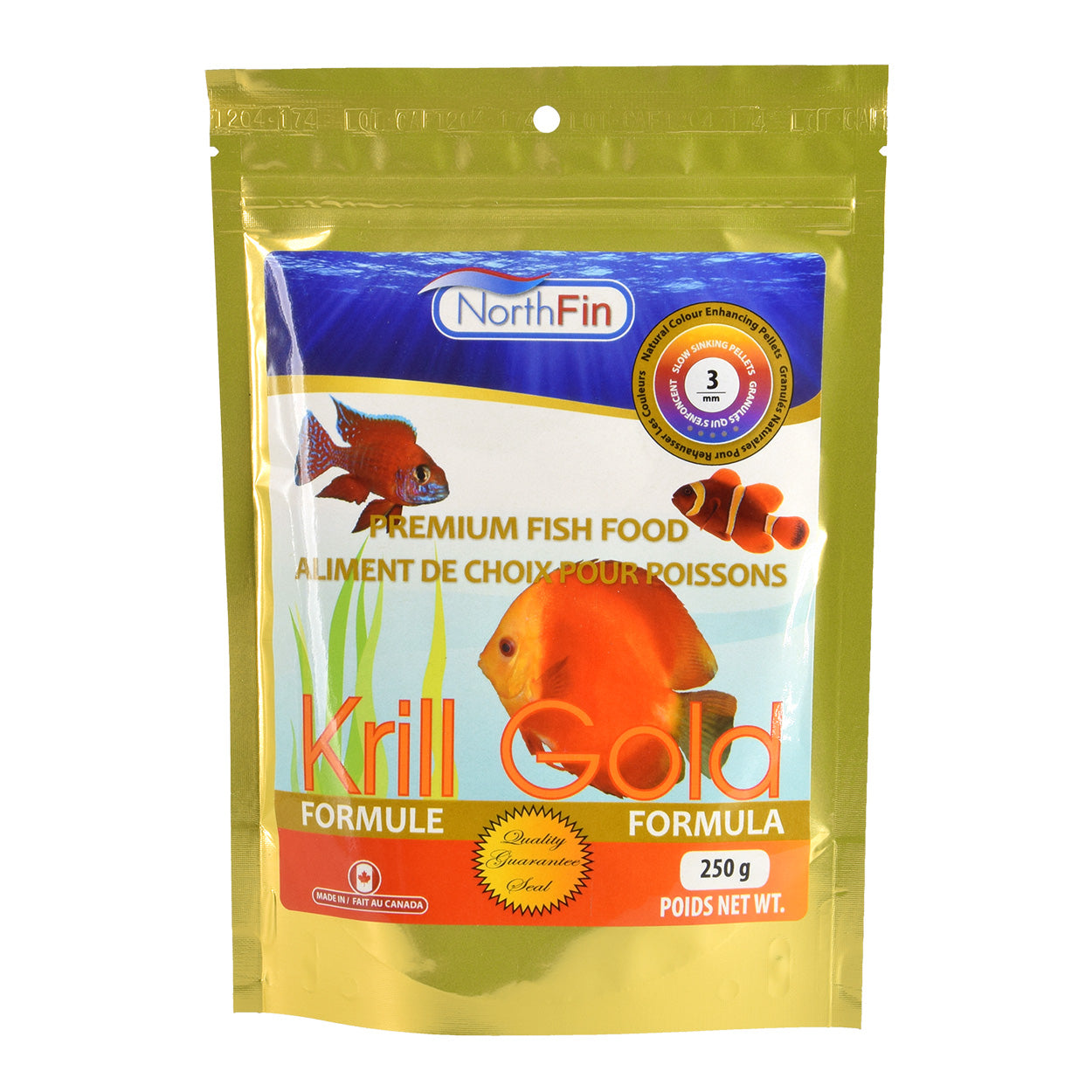 Northfin Krill Gold Formula 3mm Sinking Pellets (Special Order)