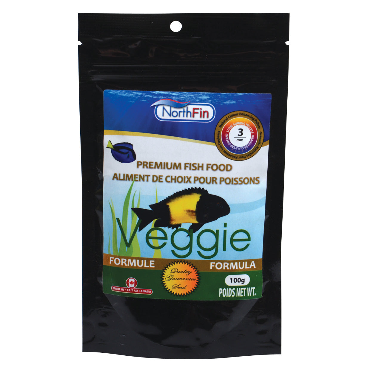Northfin Veggie Formula 3mm Sinking Pellets (Special Order)