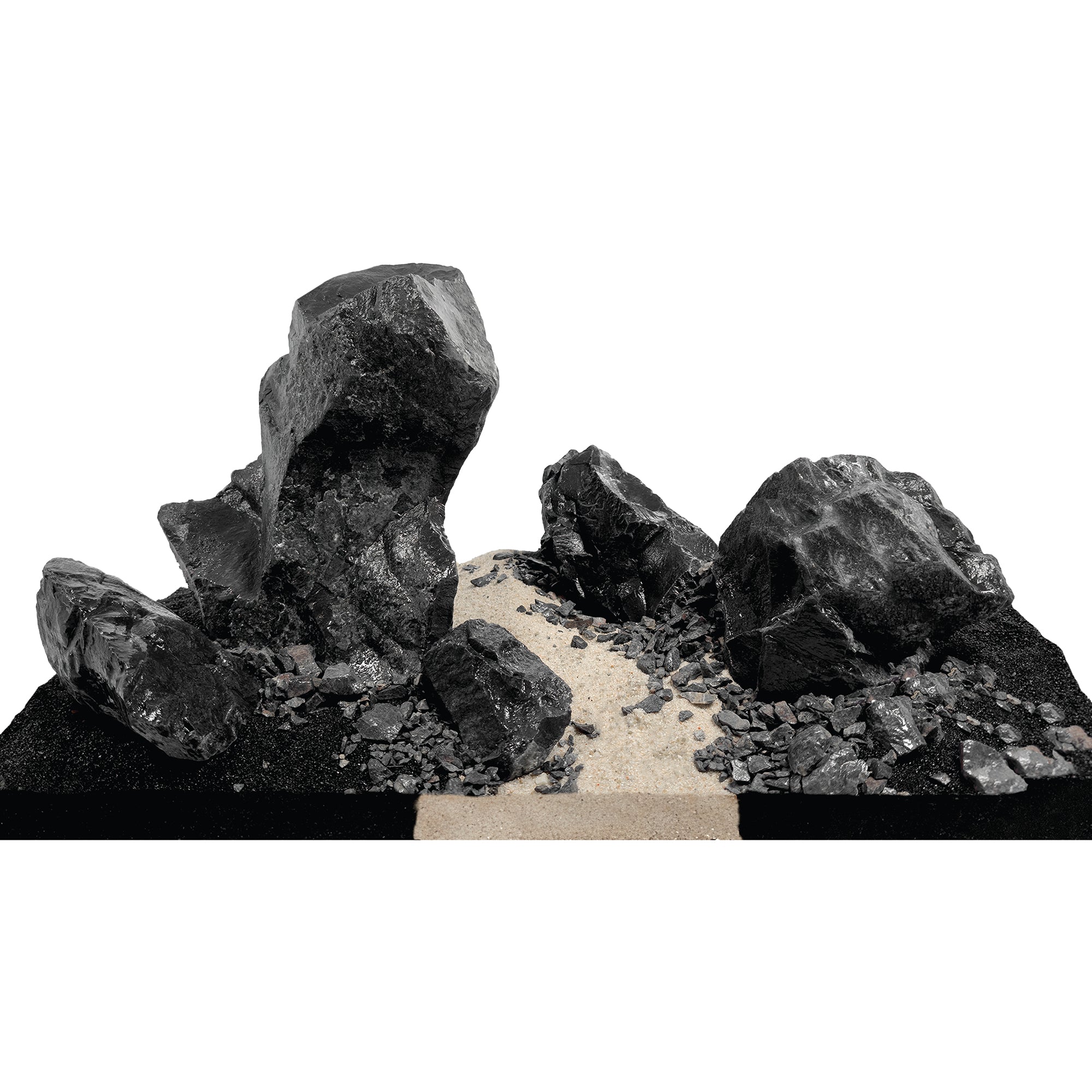 Fluval Black Basalt Aquascaper Natural Rock & Sand Décor (Special Order)