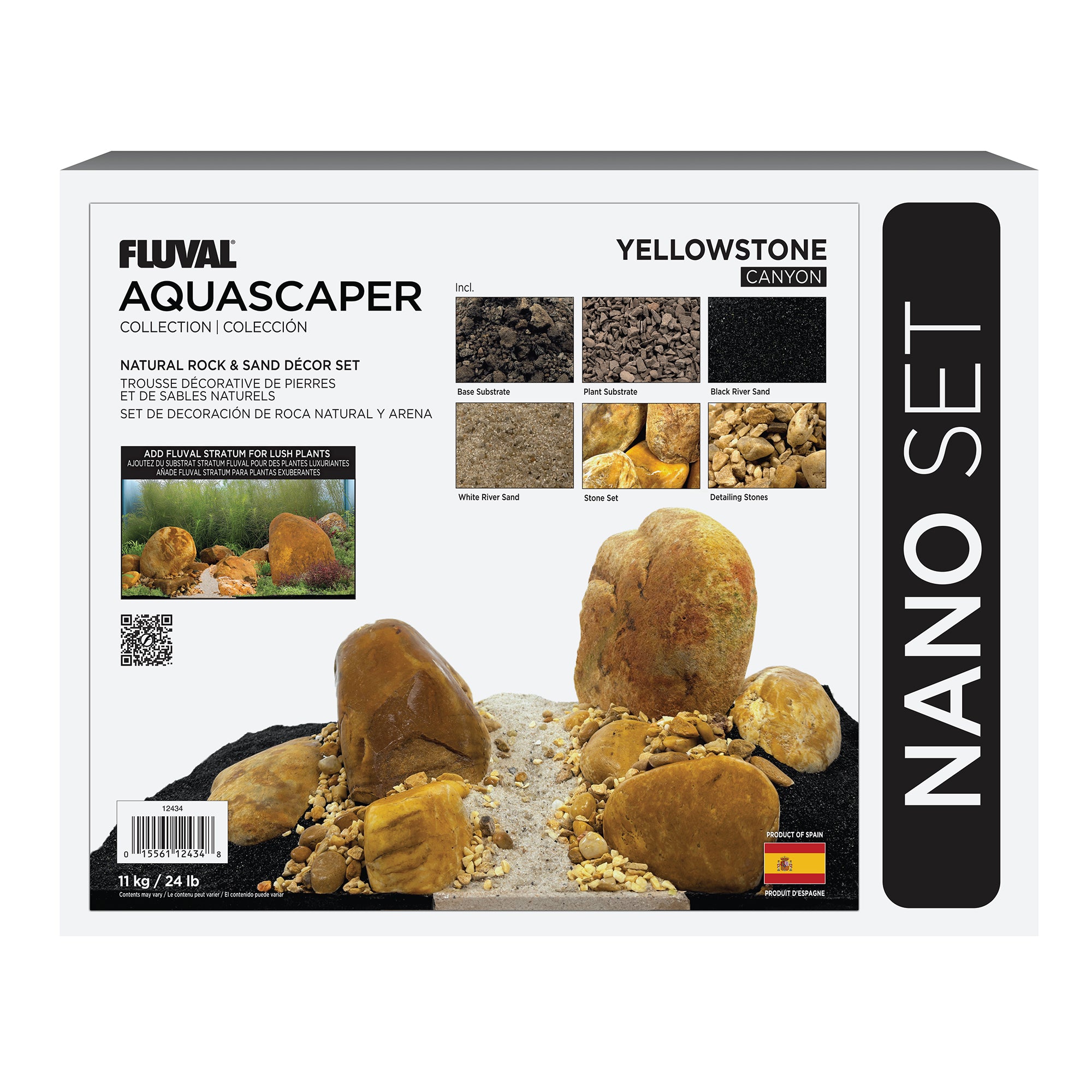 Fluval Yellowstone Aquascaper Natural Rock & Sand Décor (Special Order)