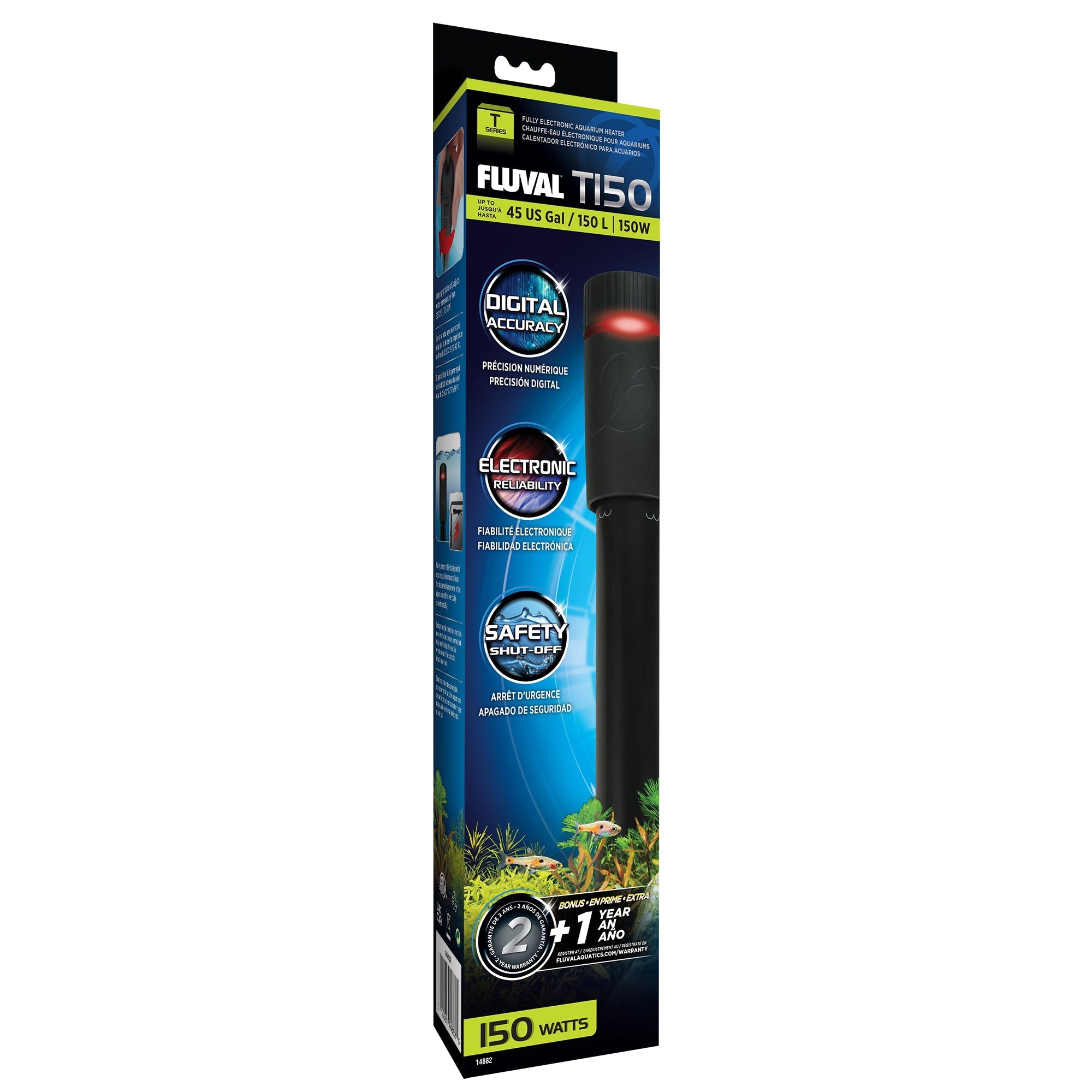 Fluval T-Series Aquarium Heater W/ Auto Shut Off (Special Order)