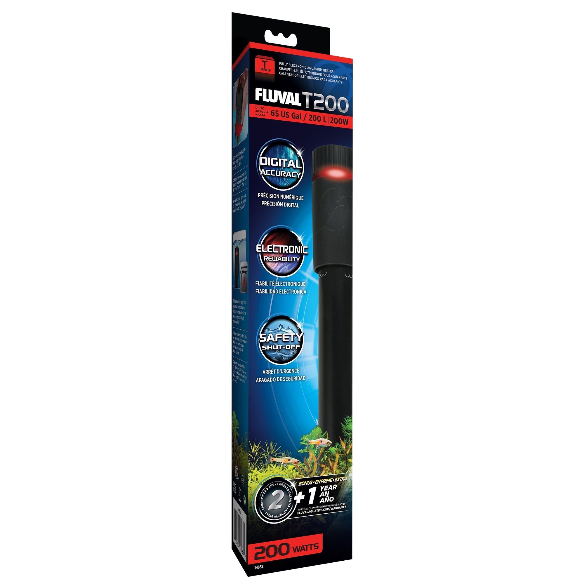 Fluval T-Series Aquarium Heater W/ Auto Shut Off (Special Order)