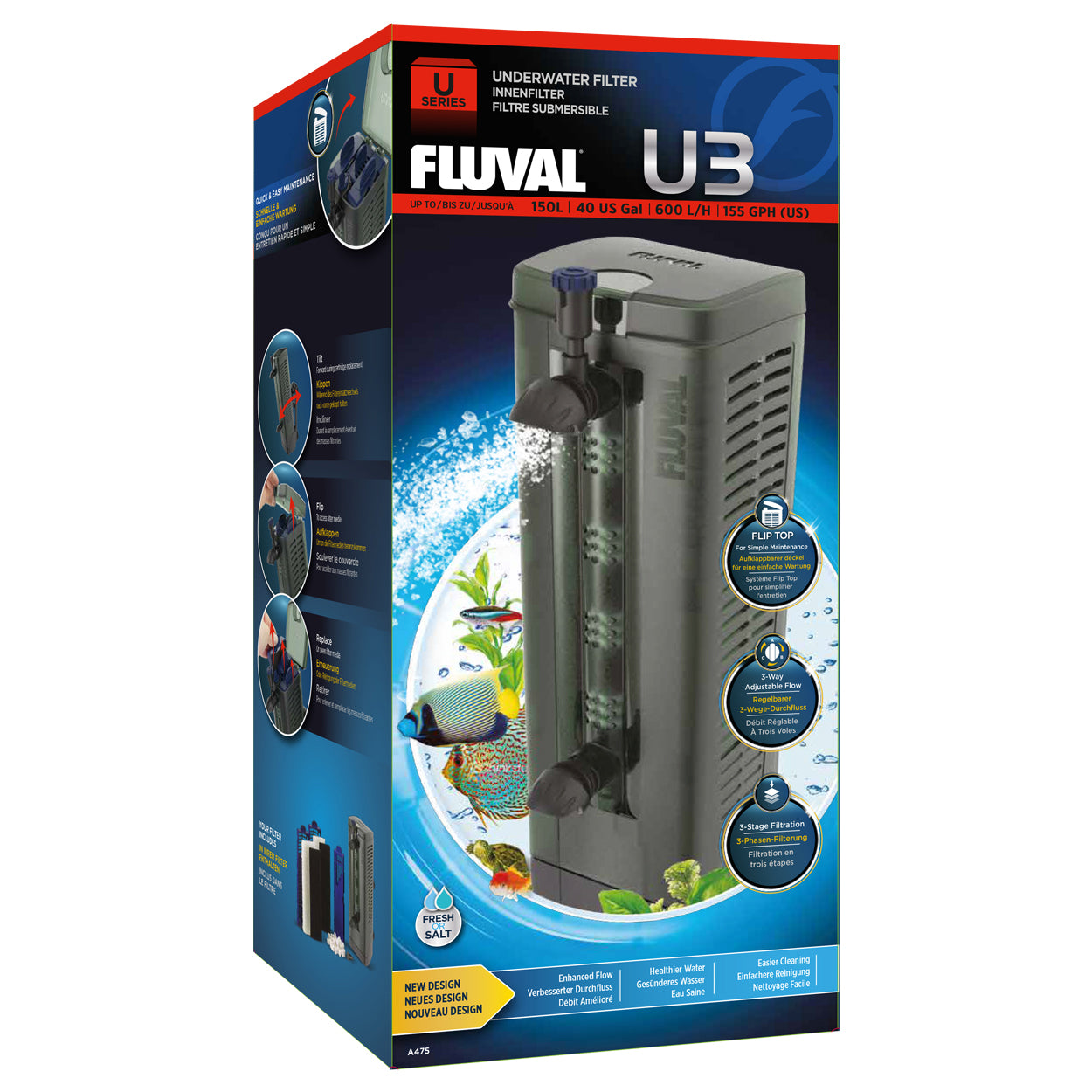 Fluval U Series Underwater Filter (Special Order)