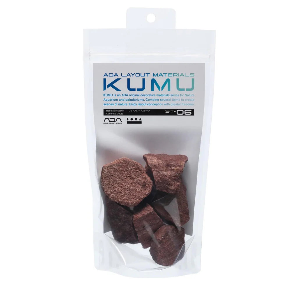 ADA KUMU ST-06 Red Slate Stone 300g