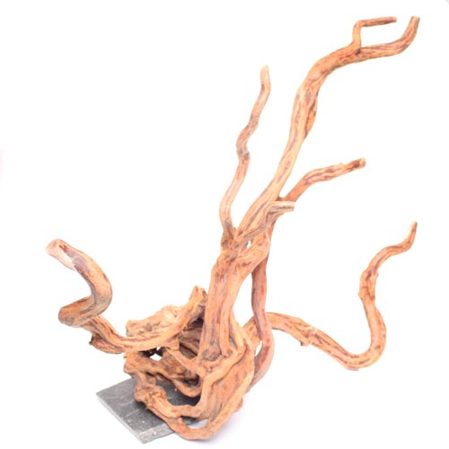 Aquarium Wood Root with Slate Base