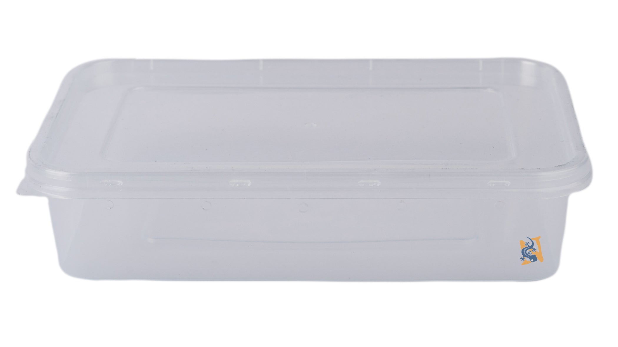Deli Cups - Rectangle Slight Opaque (Vented) With Lid