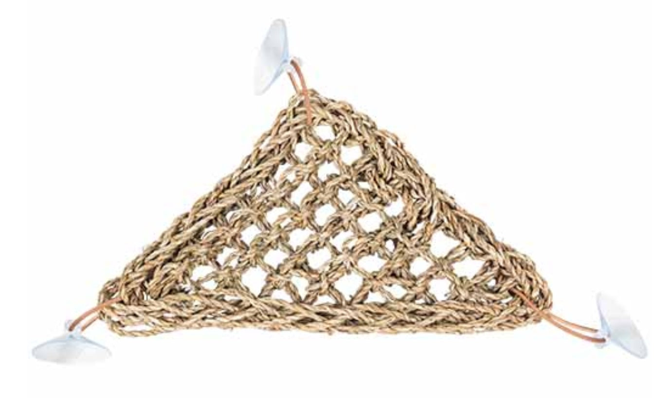 ReptiZoo Straw-Weaving Hammock - Suction Cup