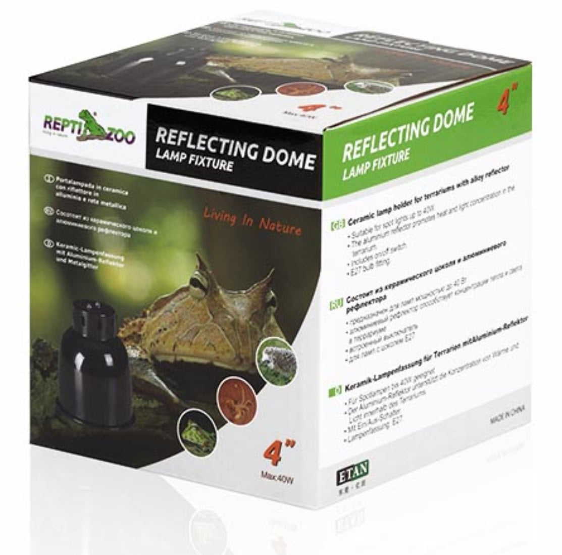 ReptiZoo Mini Reflecting Dome Fixture