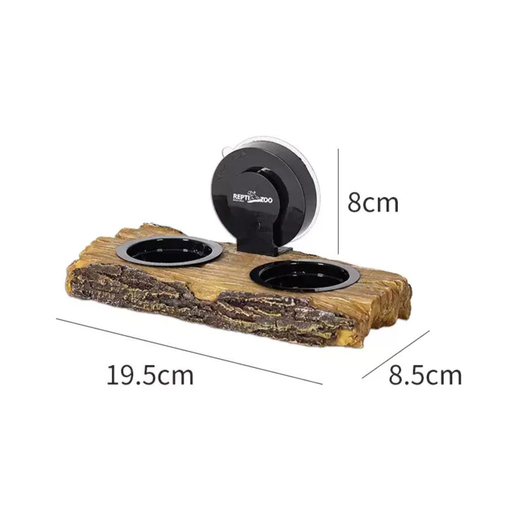 ReptiZoo 2-in-1 Turtle Ramp and Arboreal Feeder