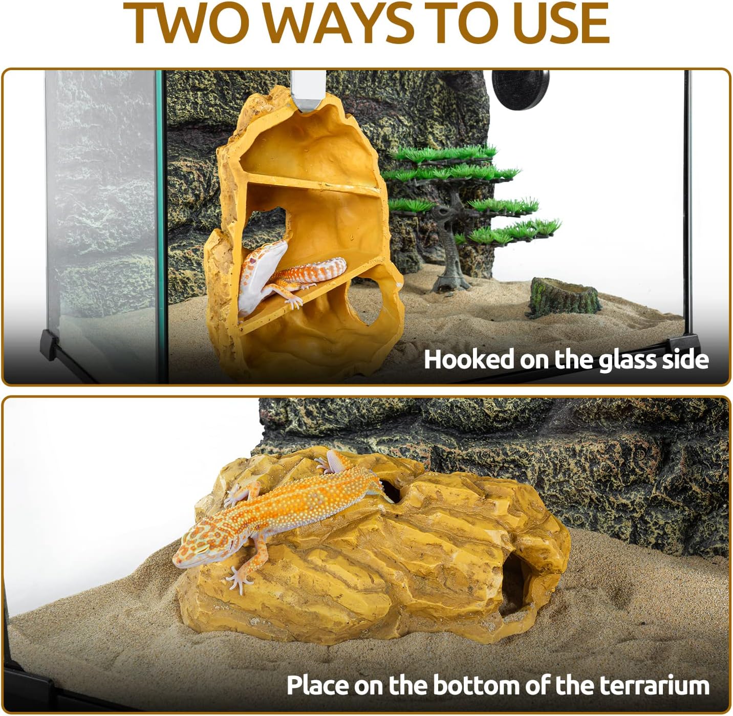 Reptizoo Hookable Multi-Levels Hideout