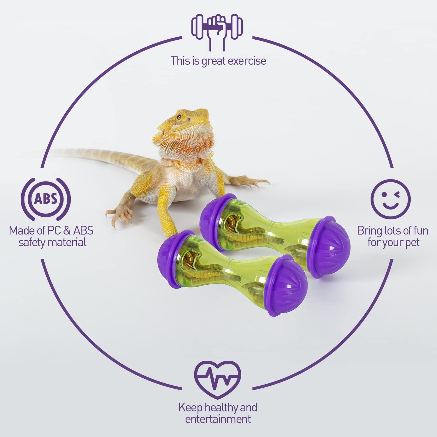 ReptiZoo Reptile Enrichment Treat Ball