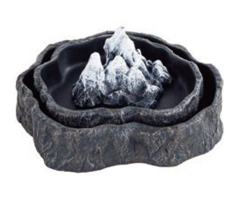 ReptiZoo Mountain-Shaped Food & Water Dish Set
