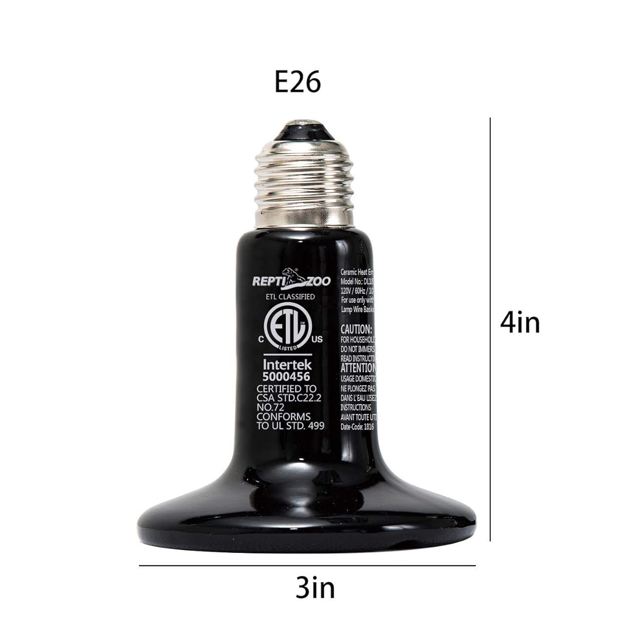 ReptiZoo Ceramic Heat Emitter