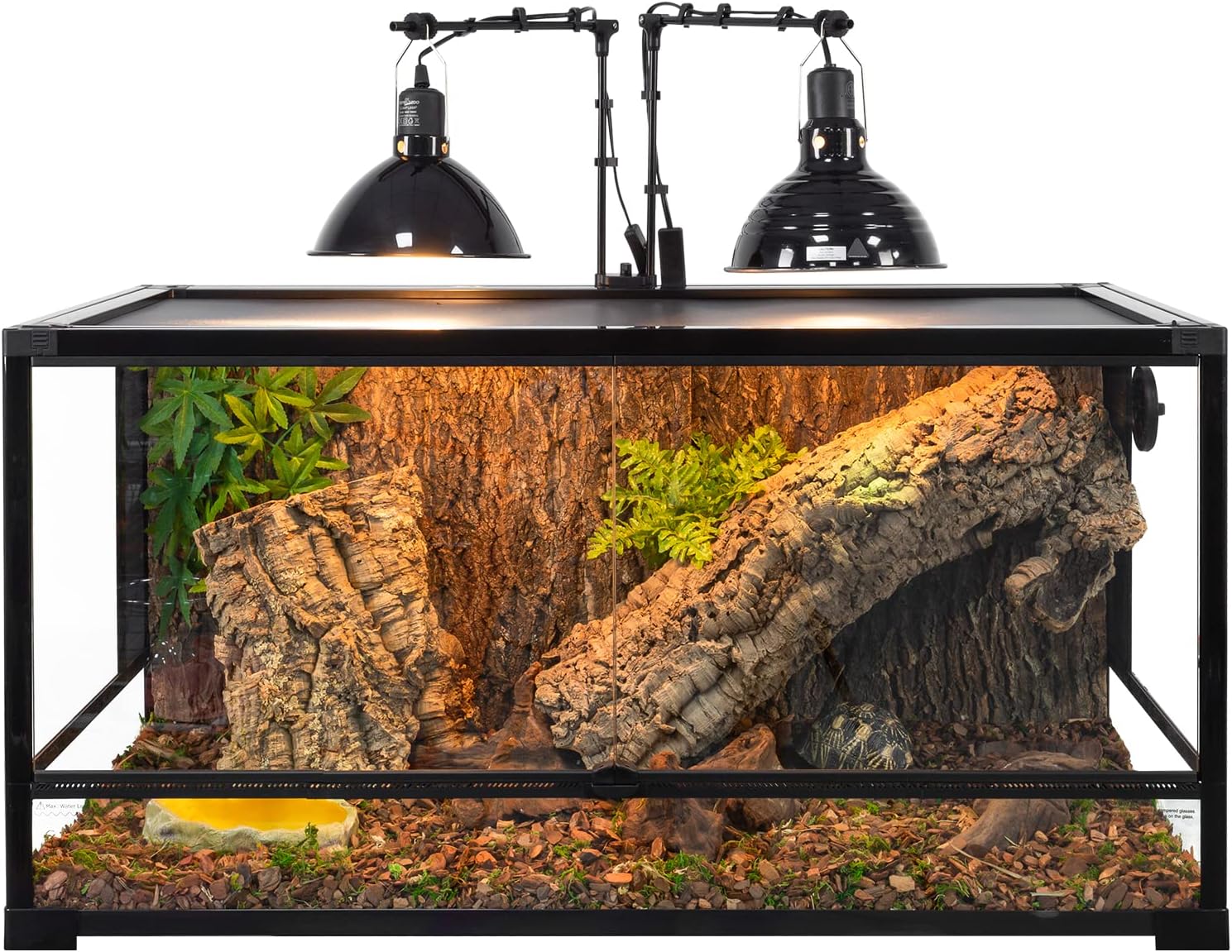 ReptiZoo Height Adjustable Clip OR Standing Dome Lamp Bracket
