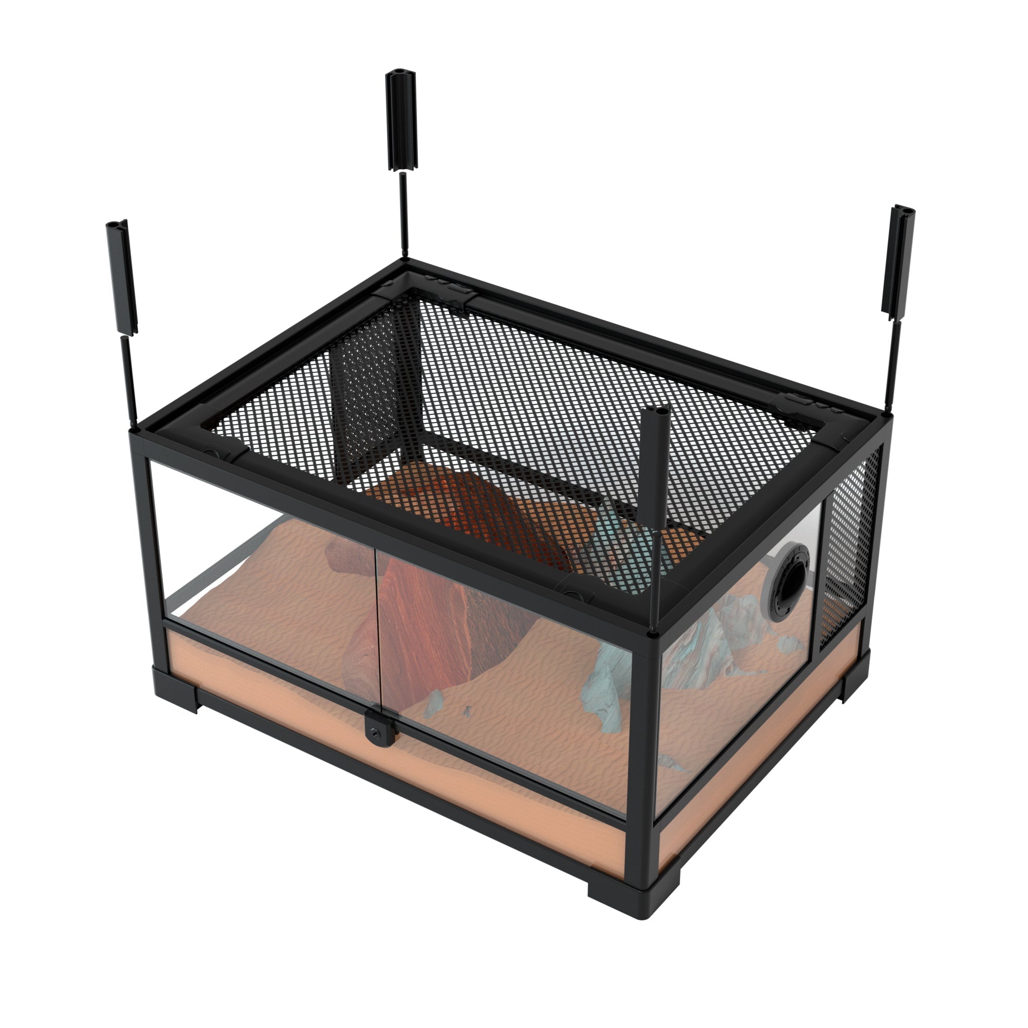 ReptiZoo Posts For Stacking RK Terrariums (4-Pack)