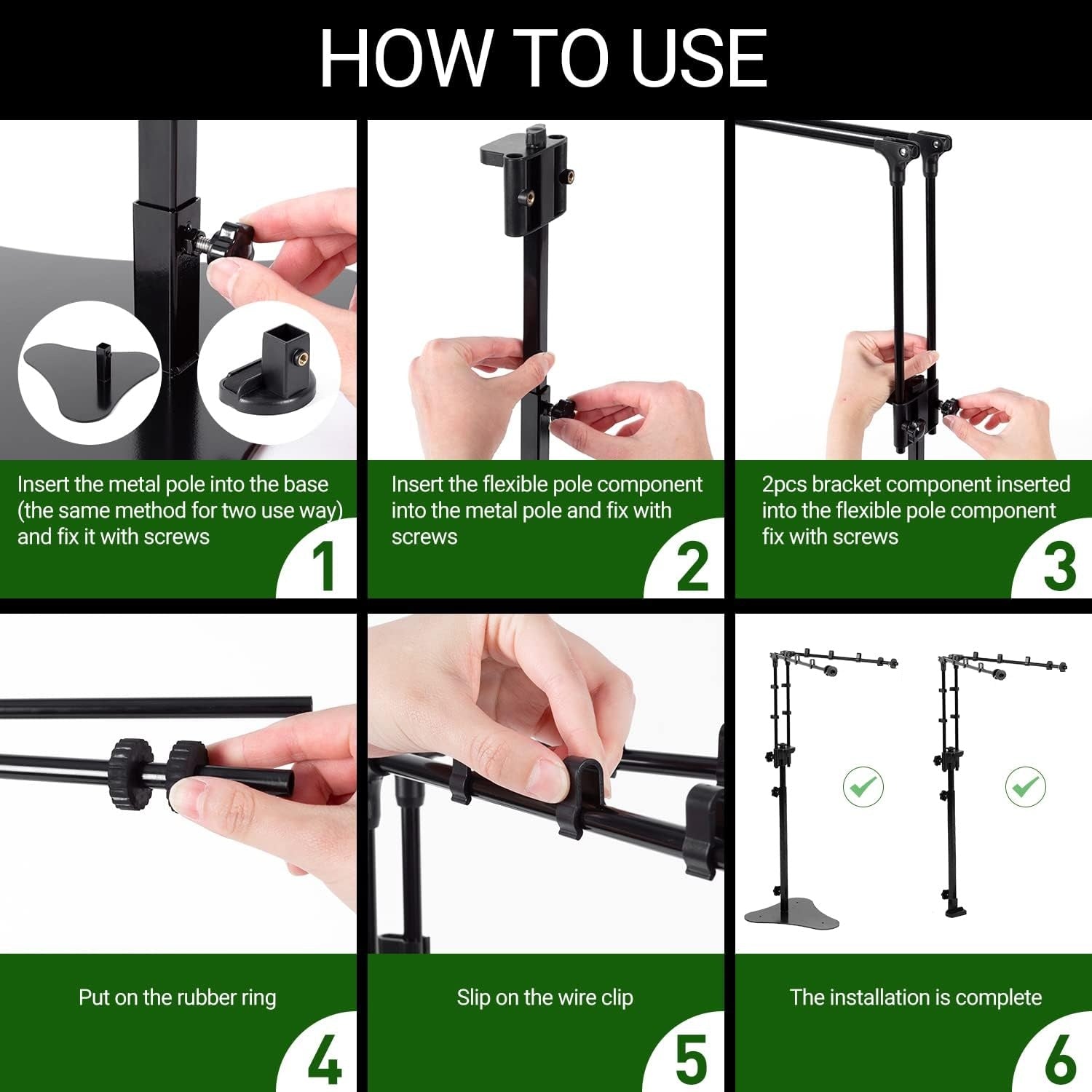 ReptiZoo Height Adjustable Clip OR Standing Dome Lamp Bracket