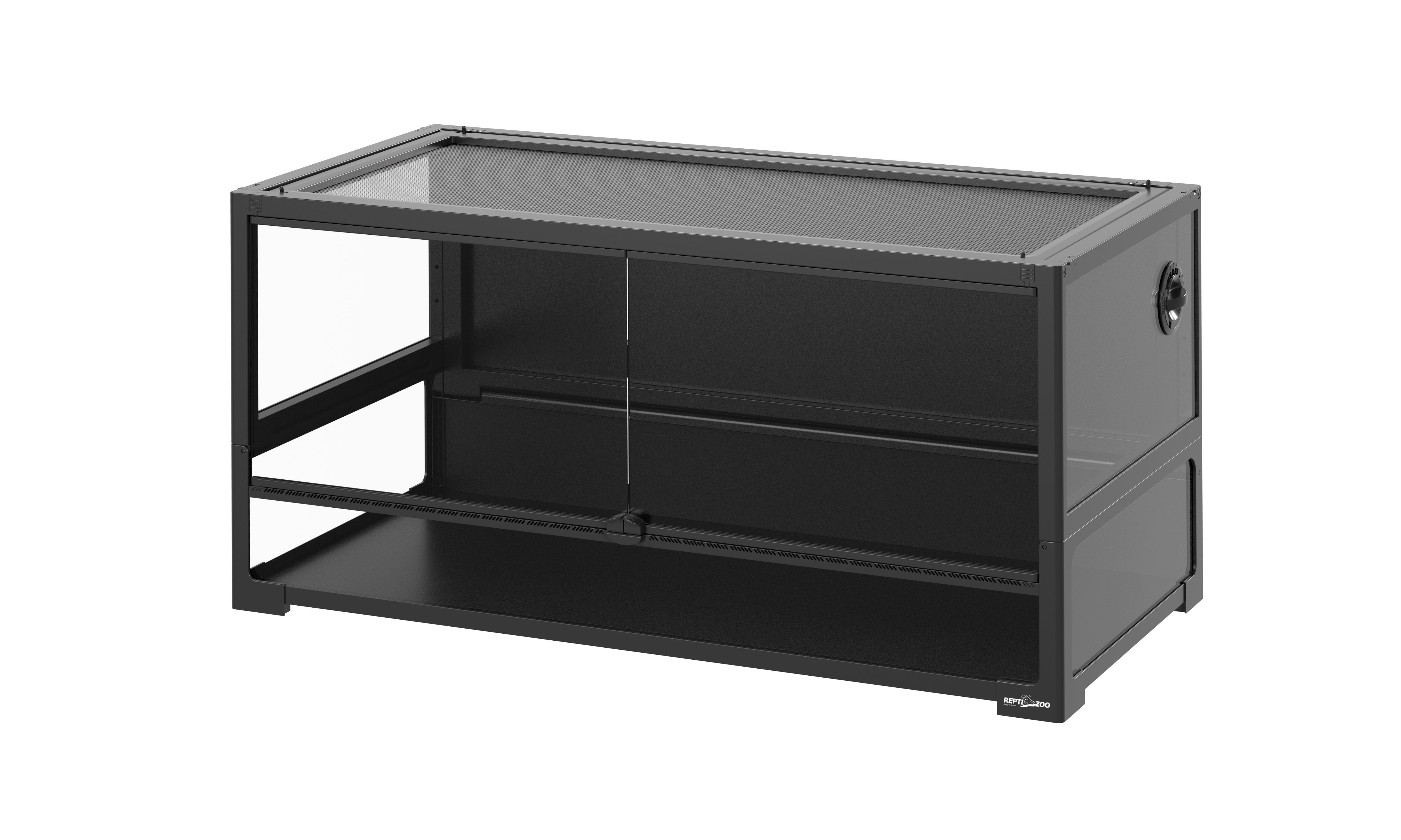 ReptiZoo Easy-Folding Knock-Down Glass Terrarium with PVC Backing **COURIER SHIPPABLE**