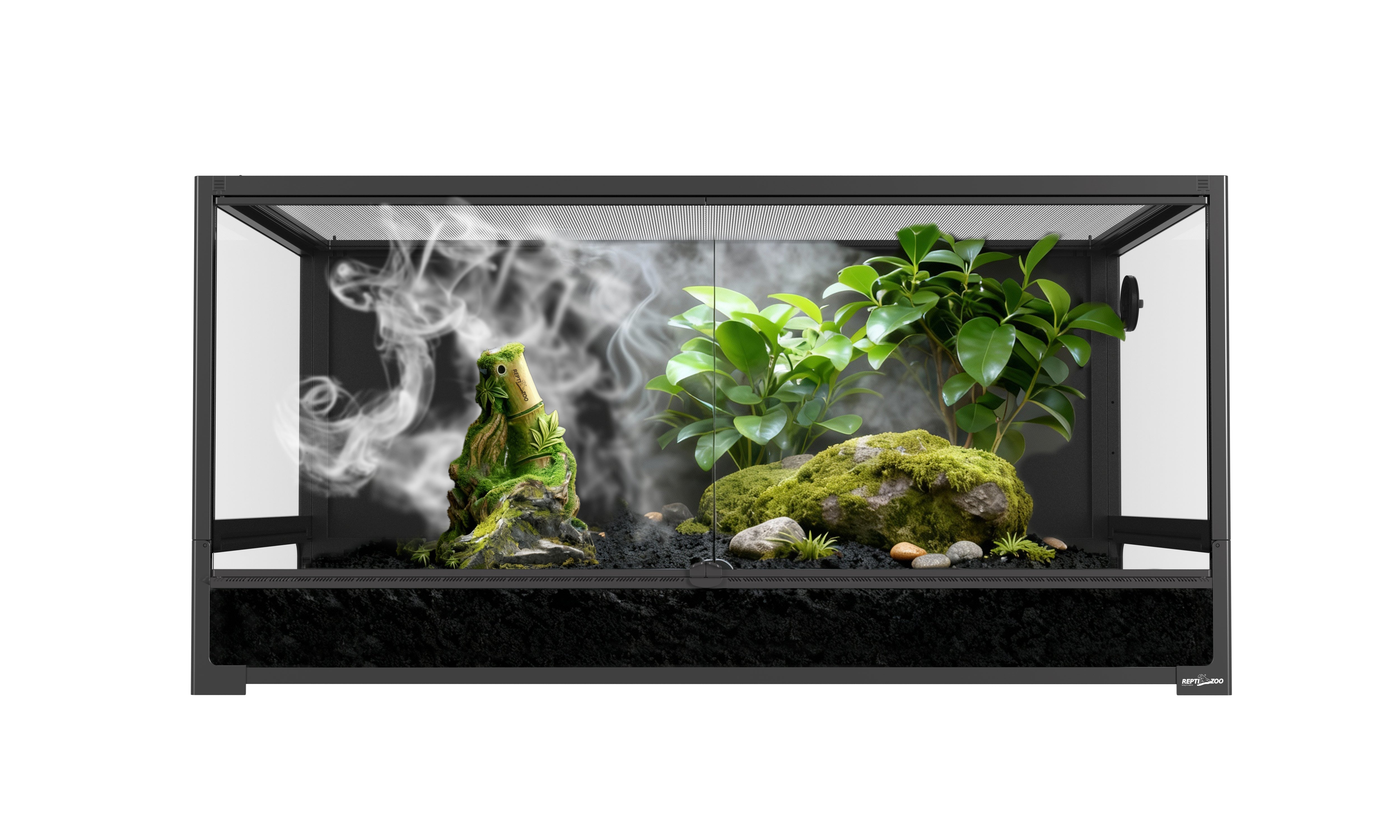 ReptiZoo Easy-Folding Knock-Down Glass Terrarium with PVC Backing **COURIER SHIPPABLE**