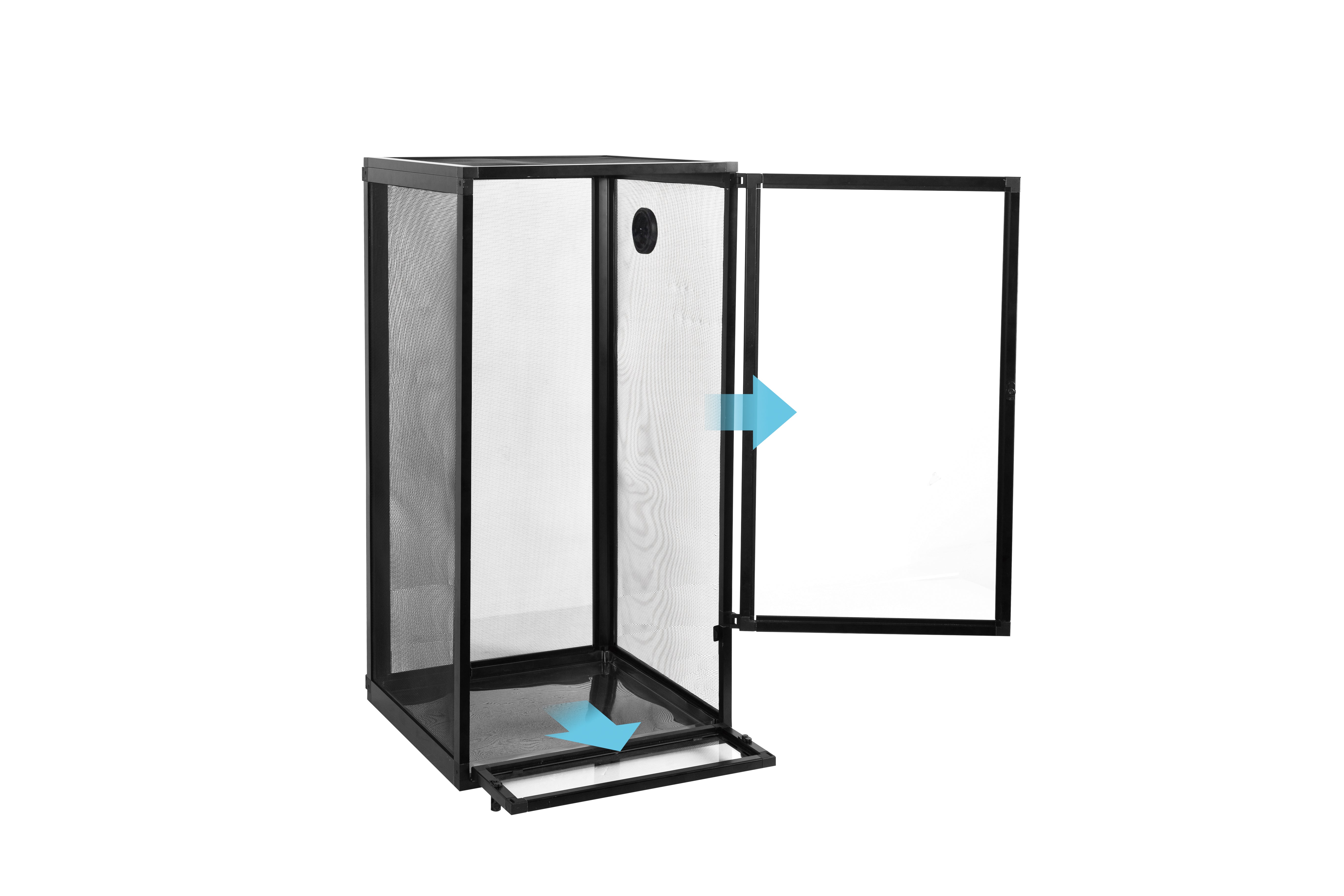ReptiZoo Deluxe Foldable Air Screen Enclosure W/ Front Acrylic Door