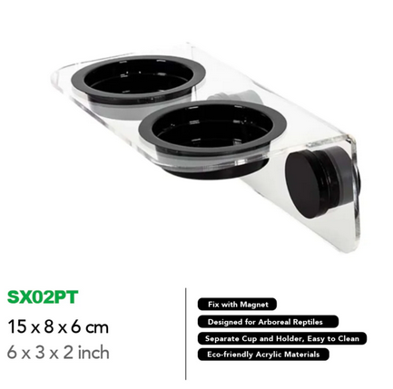 ReptiZoo Magnetic Gecko Ledge - 5 Options