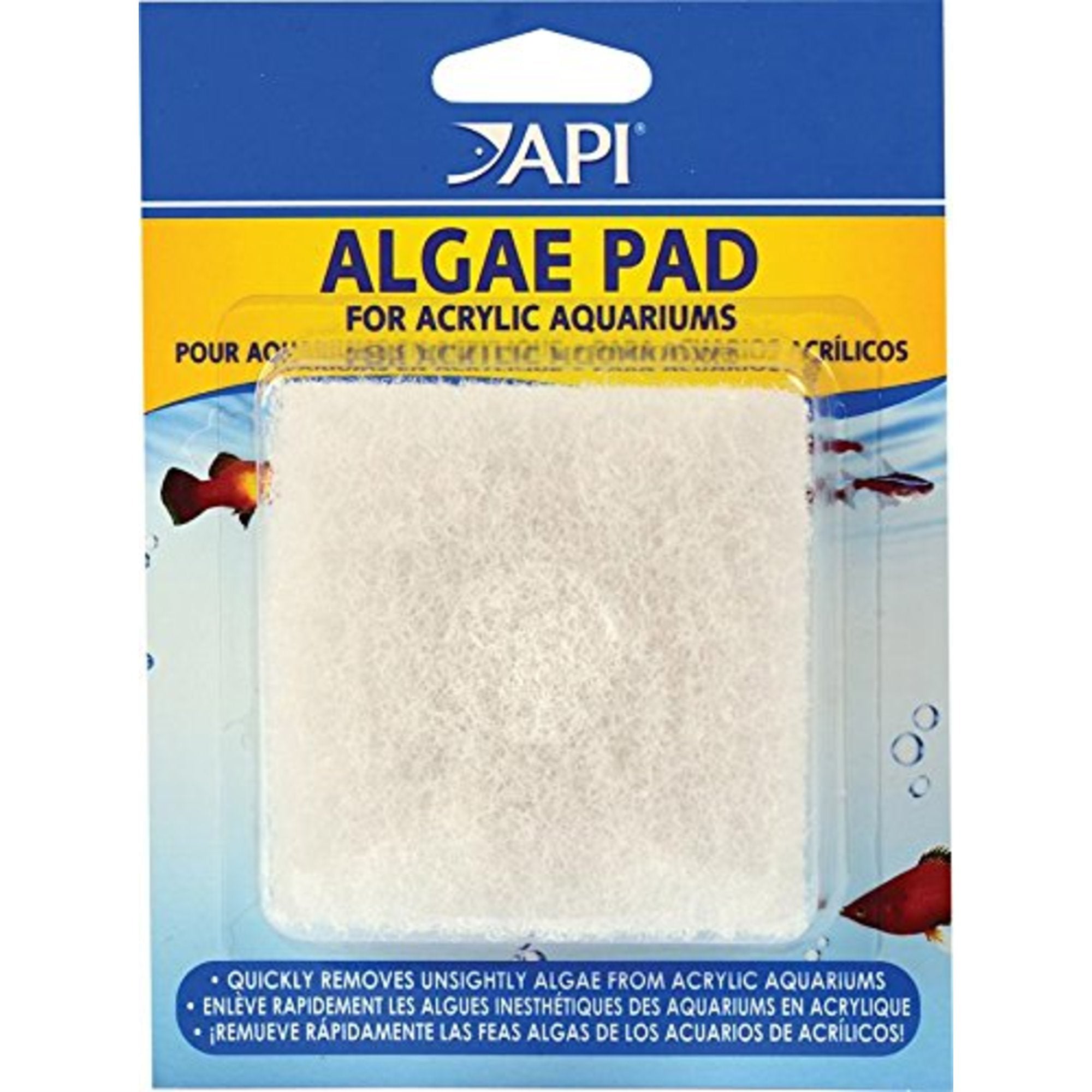 API Hand Held Algae Pad - Acrylic 3-Pack (Special Order)