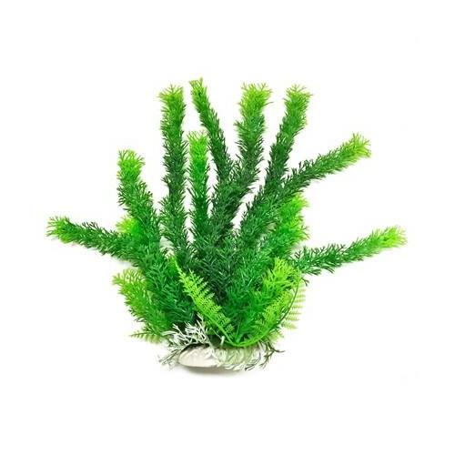 AQUATOP Artificial Plant W/ Weighted Base -Cabomba-Like (Green) (CLEARANCE)