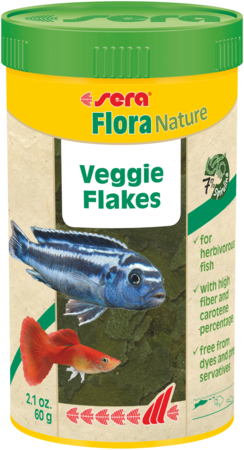 Sera Flora Nature Veggie Flakes (BB 06/26 *Not An Expiration* - Read Description)