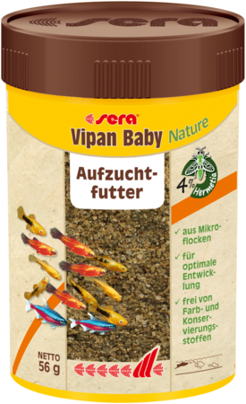Sera Vipan Baby Nature Fry Microflakes (BB 06/26 *Not An Expiration* - Read Description)