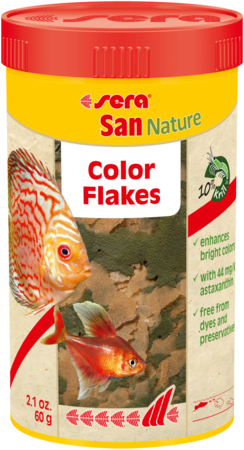 Sera San Nature Colour Flakes (BB 06/26 *Not An Expiration* - Read Description)