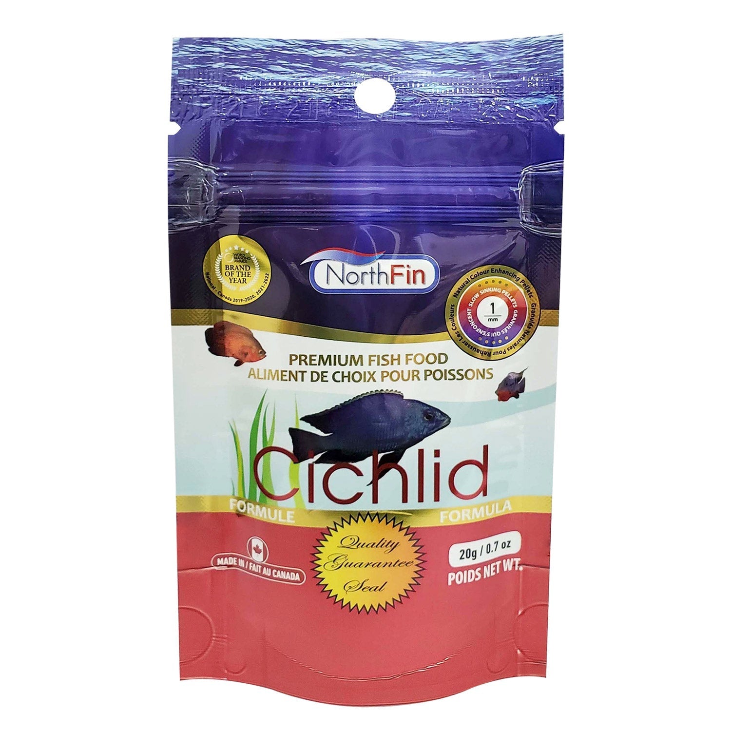 Northfin Cichlid Formula 1mm Sinking Pellets (Special Order)