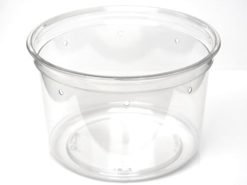 Deli Cups -Super Clear (Pre-punched) With Lid 4.5"