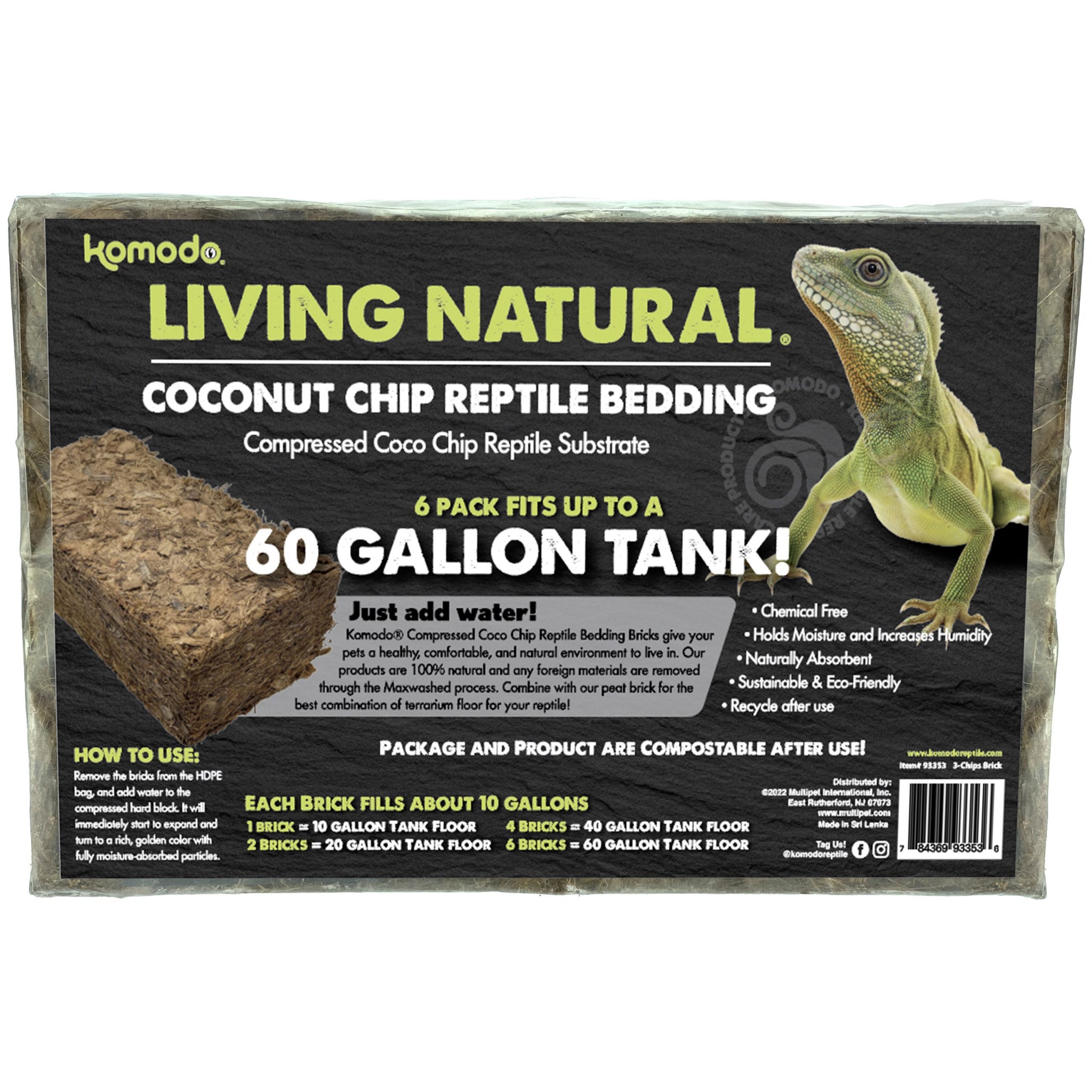 Komodo Coir Chip Brick
