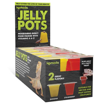 Komodo Jelly Pots Mixed Flavours 1.3oz Cups - 20 Count