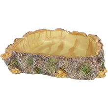 Komodo Polyresin Wood Corner Bowl