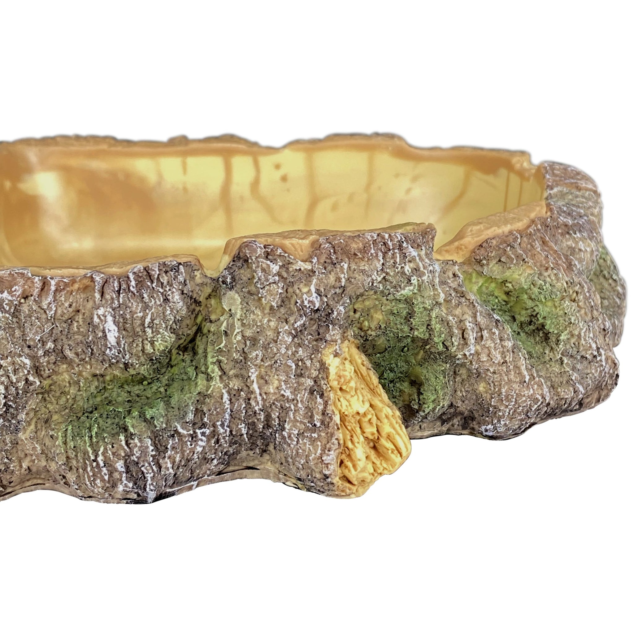 Komodo Polyresin Wood Corner Bowl