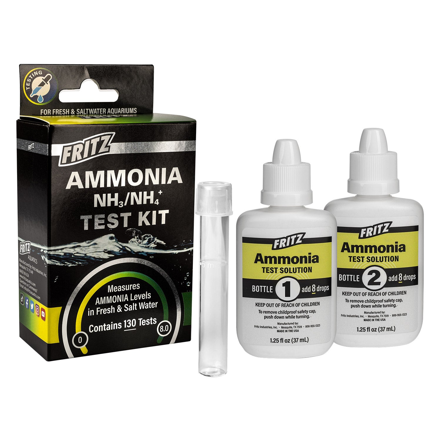 Fritz Liquid Test Kit - Ammonia (Special Order)