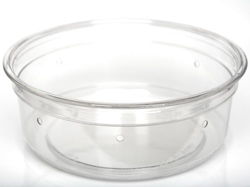 Deli Cups -Super Clear (Pre-punched) With Lid 4.5"