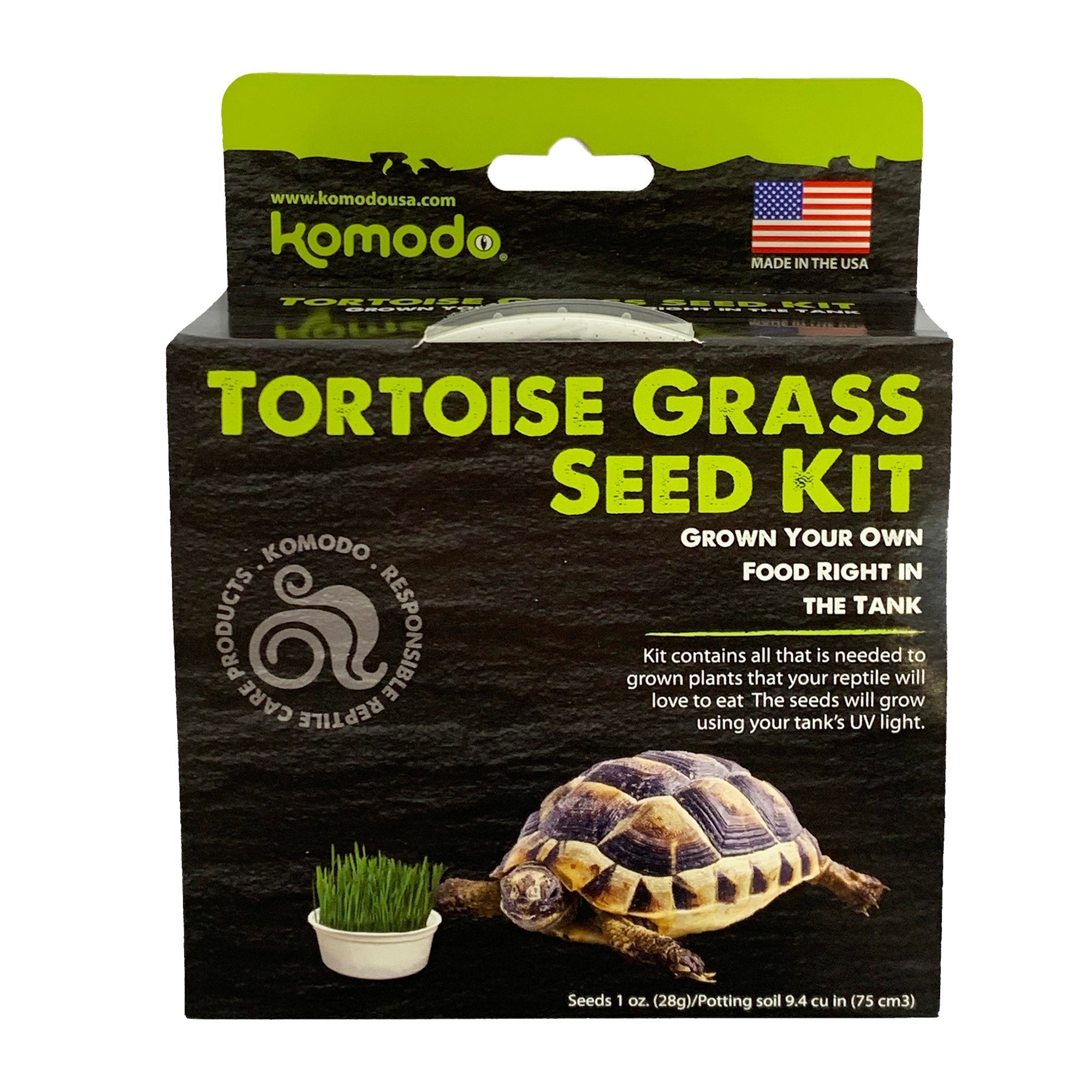 Komodo Grow Your Own - Tortoise Grass Seed Kit