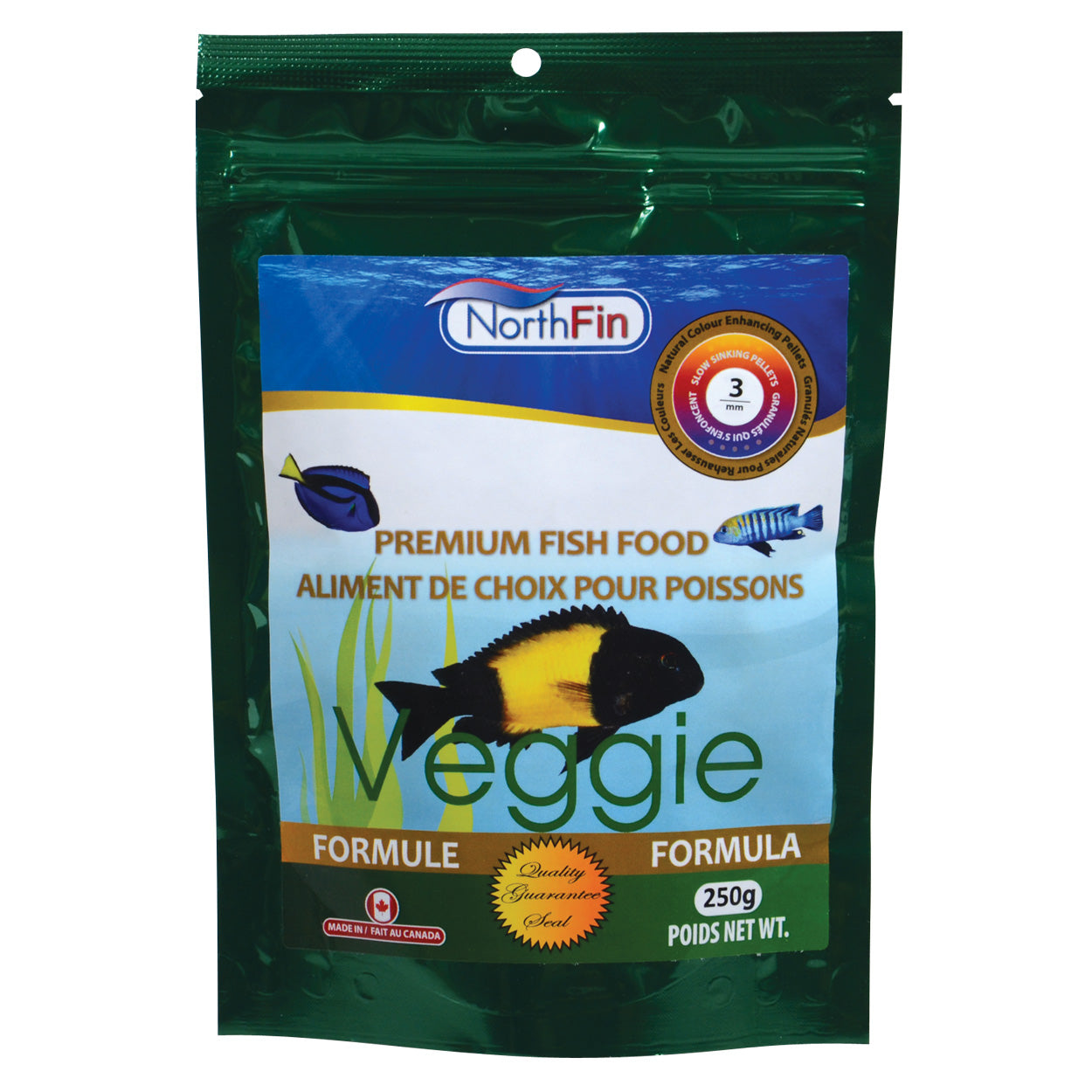 Northfin Veggie Formula 3mm Sinking Pellets (Special Order)