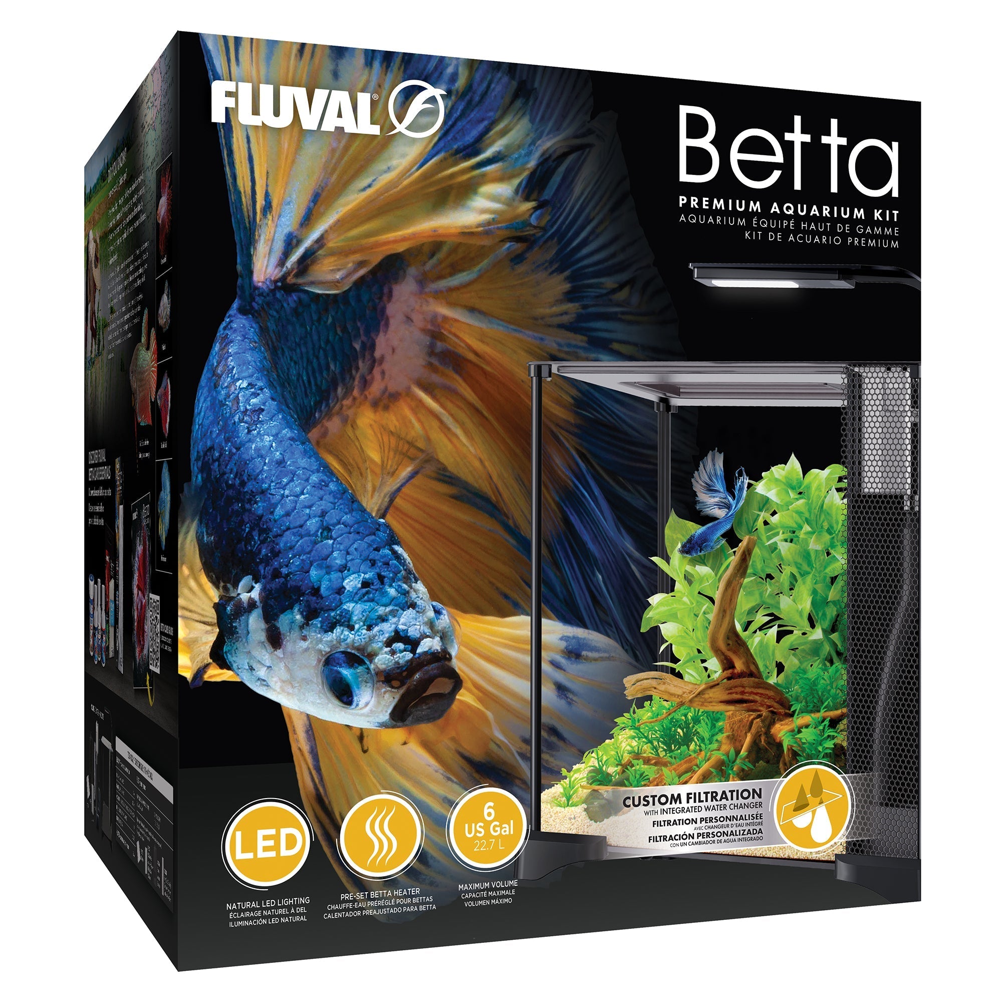 Fluval Betta Premium Aquarium Kit, - 22.7 L (6 US Gal) (Special Order)