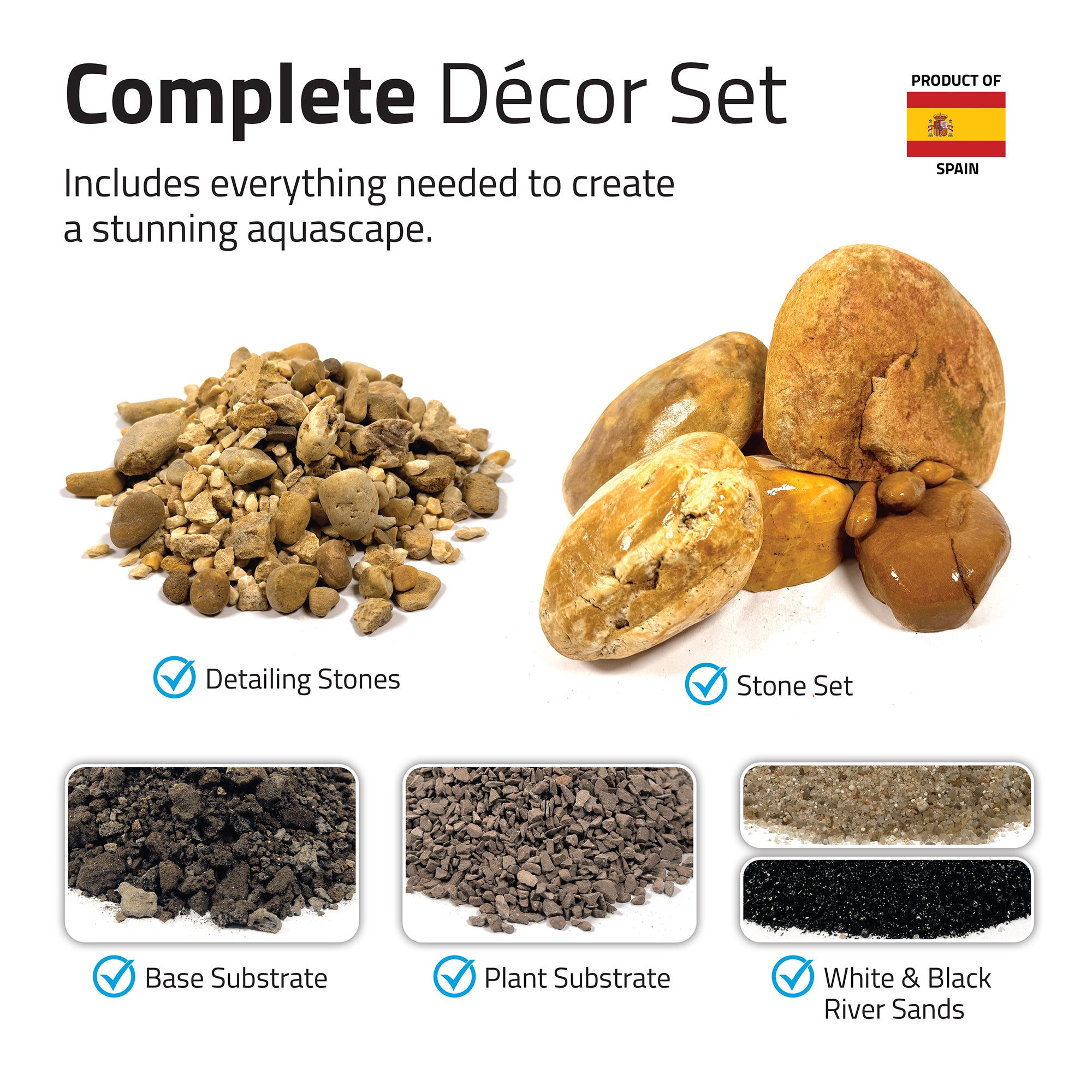 Fluval Yellowstone Aquascaper Natural Rock & Sand Décor (Special Order)
