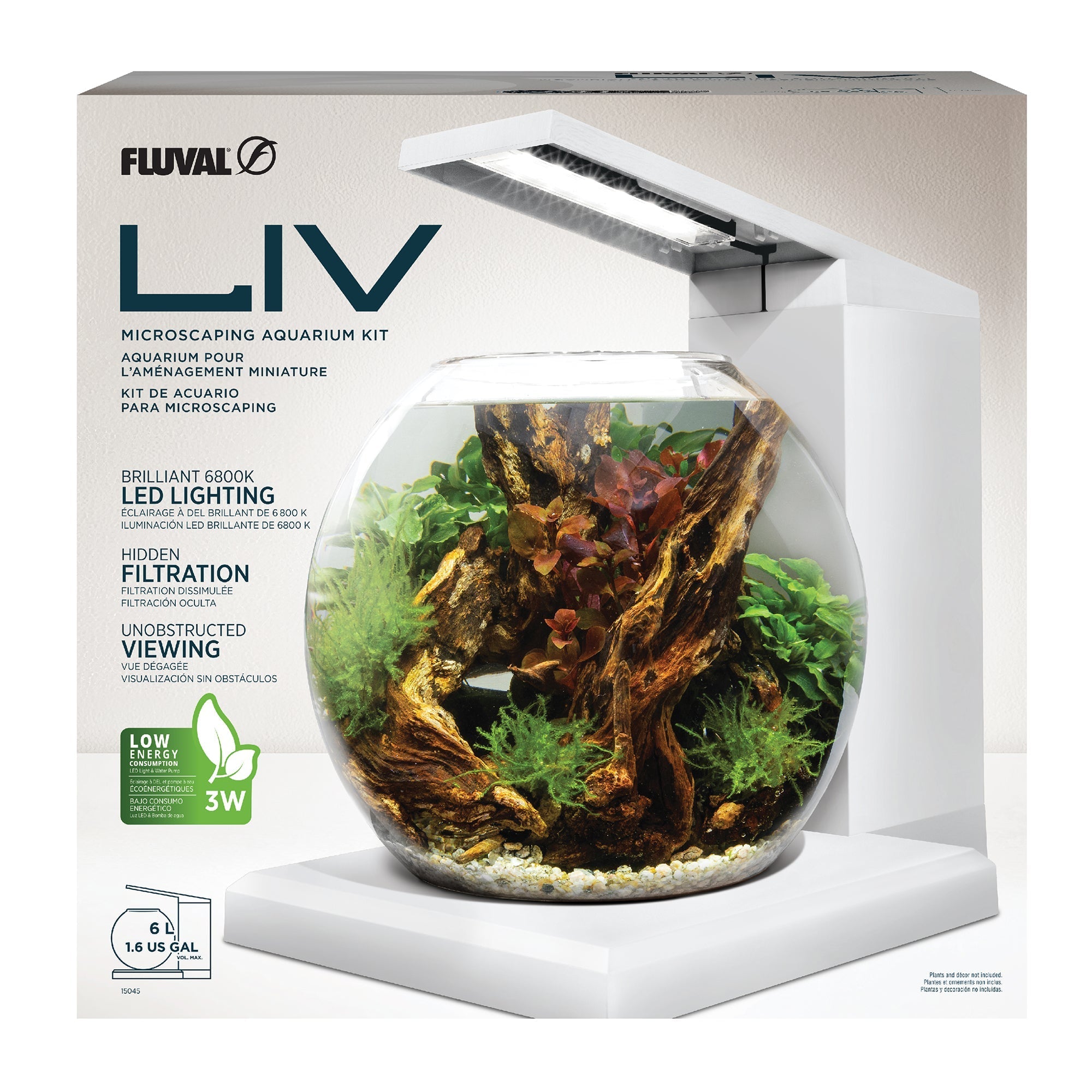 Fluval LIV Microscaping Aquarium Kit - 1.6 Gallon (Special Order)